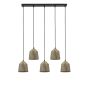Lilou hanglamp 5L - antiek brons
