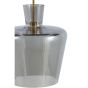 Myles hanglamp - smoke glas/antiek brons