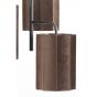 Edisa hanglamp 3L - velvet donkerbruin