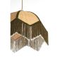 Sulina hanglamp ø35x28 cm raffia - naturel+groen