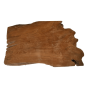 Haro rechthoekige eettafel 80x50x43 teakhout naturel