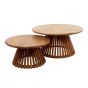 Odila ronde salontafel - set van 2 van het woonmerk Fraaai
