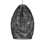 Olaki hanglamp Ø46x69 cm rotan mat zwart van het woonmerk Light&Living