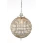 Cheyenne hanglamp - nikkel/kristal