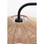 Lyra wandlamp - naturel/mat zwart