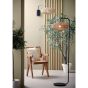 Lyra wandlamp - naturel/mat zwart