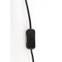 Maci wandlamp 20x16x38,5 cm - antiek brons/mat zwart