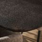 Lazio eettafel deens ovaal 180 cm - donkergrijs