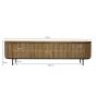Lausanne tv-meubels 210 cm - naturel