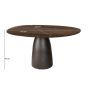 Marron eettafel 140 cm - espresso