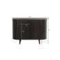Tobago dressoir 115 cm - espresso