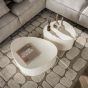 Staci salontafel set van 2 - marmer composiet