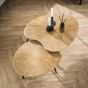 Samia salontafel set van 2 niervormig - brons