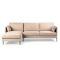 Danny 3-zitsbank hoekbank links stof beige