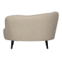 Sara lounge fauteuil links teddy off white van het woonmerk Woood