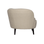 Sara lounge fauteuil links teddy off white van het woonmerk Woood