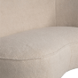 Sara lounge fauteuil links teddy off white van het woonmerk Woood