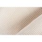 Amber 3-zits hoekbank links ribstof - beige/poot zwart