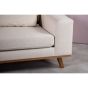 Grande 3-zits hoekbank links stof - beige
