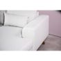 Melva 3-zitsbank L+R stof - beige