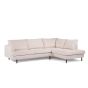 Lois 3-zits hoekbank rechts stof - beige