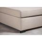 Angel 3-zits hoekbank rechts stof - beige