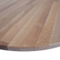 Tablo tafelblad eiken grijze olie ovaal 220x90 cm van het woonmerk Woood.