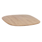 Tablo tafelblad eiken organisch 130x130 cm van het woonmerk Woood.