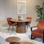 Salvator ronde eettafal - Ø130 cm - hout - naturel van het woonmerk Livingfurn