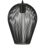 Abby hanglamp Ø19x26 cm mat zwart van het woonmerk Light&Living
