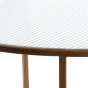 Ferati salontafel glas/goud | set van 2 van het woonmerk Light & Living