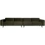4-zits Bank Statement XL 372 Cm Fluweel