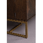 Class wandkast 50x100x100 cm bruin/goud