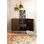 Class wandkast 50x100x100 cm bruin/goud