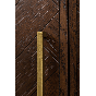 Class wandkast 50x100x100 cm bruin/goud