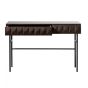 Magnus eiken sidetable - 117 cm - espresso