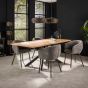 Porto eetkamertafel - 200 cm - vissengraat - naturel van het woonmerk Kick