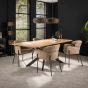 Porto eetkamertafel - 200 cm - vissengraat - naturel van het woonmerk Kick