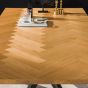 Porto eetkamertafel - 200 cm - vissengraat - naturel van het woonmerk Kick