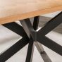 Porto eetkamertafel - 200 cm - vissengraat - naturel van het woonmerk Kick