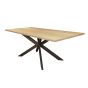 Porto eetkamertafel - 200 cm - vissengraat - naturel van het woonmerk Kick