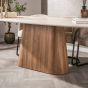 Dexter eettafel Deens ovaal 215 cm keramiek - beige