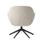 Mikkel draaibare fauteuil - wit