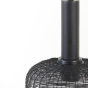 Lekang hanglamp Ø22x40 cm mat zwart van het woonmerk Light&Living