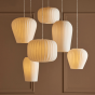 Axel hanglamp Ø31x46 cm wit van het woonmerk Light&Living