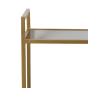 Mariki kast 55x40x180 cm smoke glas/goud van het woonmerk Light&Living