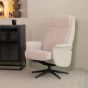 Bergen draaibare fauteuil bouclé - naturel