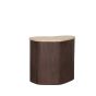 Davi bijzettafel espresso mangohout - 40 cm