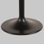 Otto eetkamertafel mangohout ø130 cm - zwart