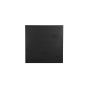 Restaurant/Bartafel Blad Vierkant Straight Edge 70x70 cm - zwart